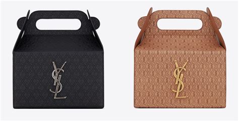 ysl takeaway bag|YSL takeaway box bag.